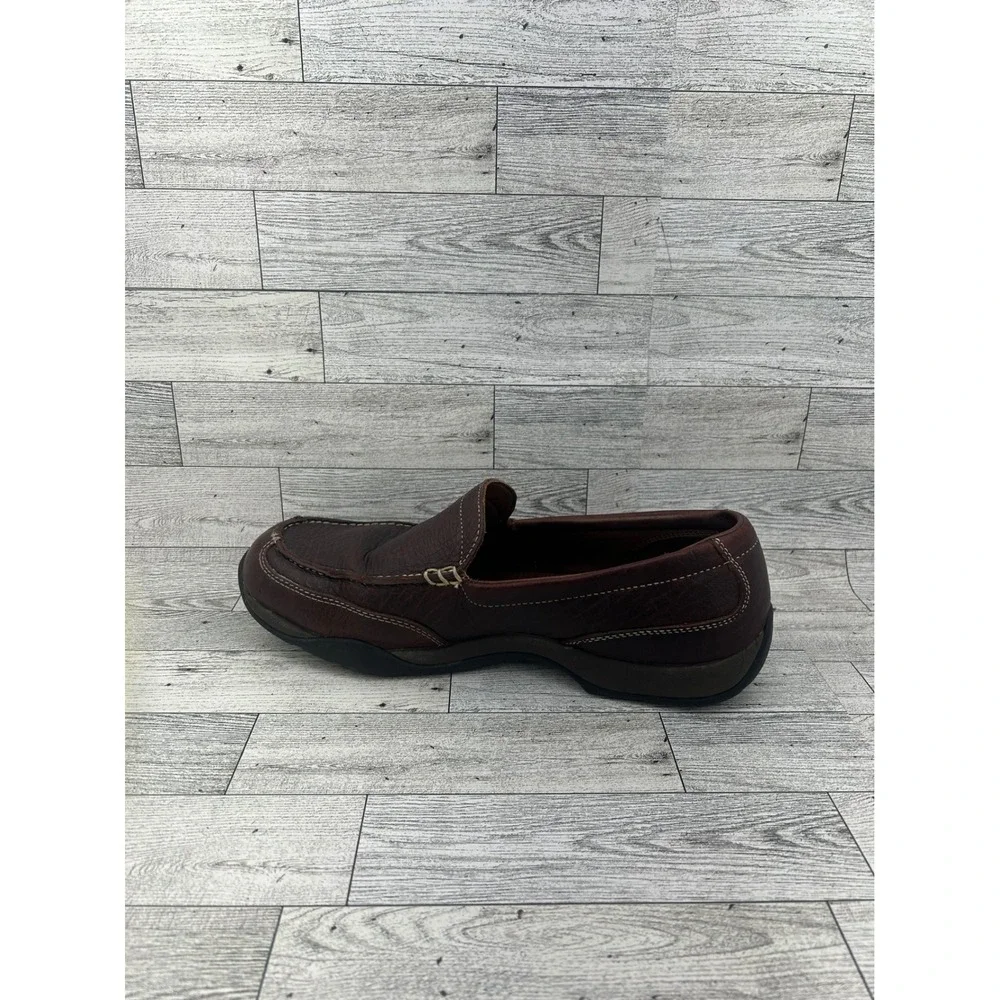 LL‎ Bean Men Sz 10.5 M Brown Leather Venetian Loafers 0GTF7 04 Slip On Shoes